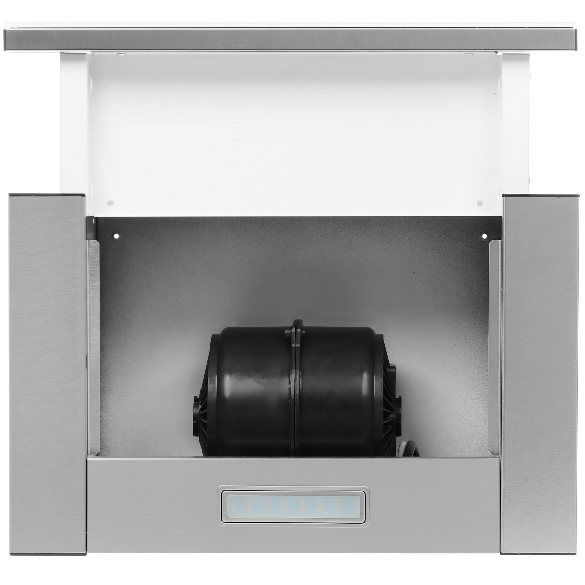 1184239 Вытяжка телескопическая ELIKOR Интегра Glass 45Н-400-В2Д серебристый/белый STDN-0122611 - Вид №8