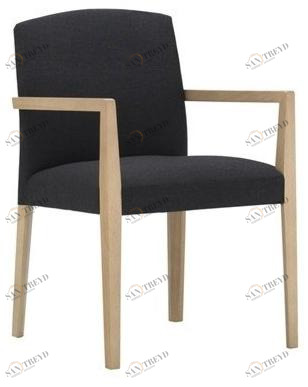 Andreu World Стул с обивкой и подлокотниками Cloé So7019 CLOE