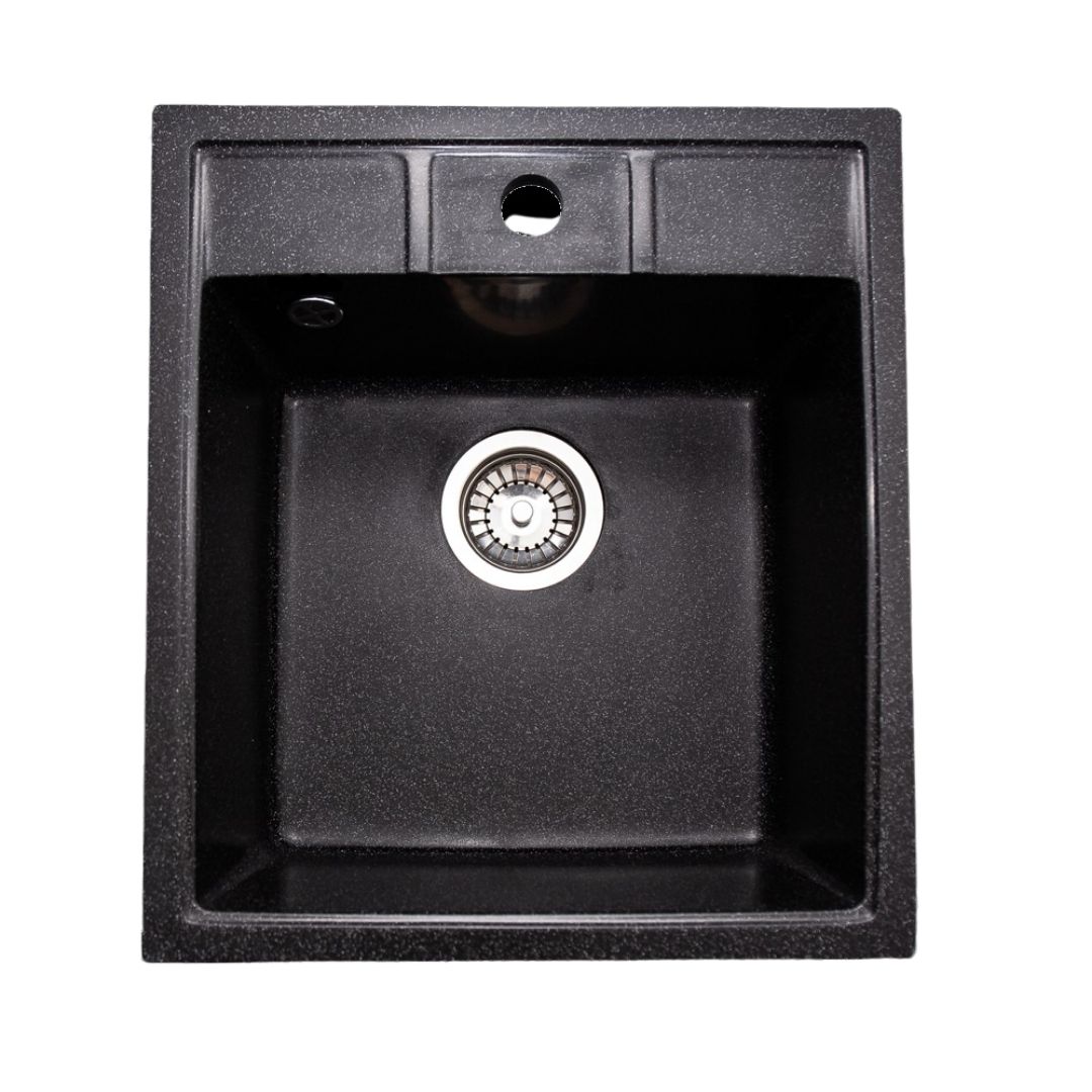 RD20 Квадратная мойка для кухни , цвет черный Raiber 
