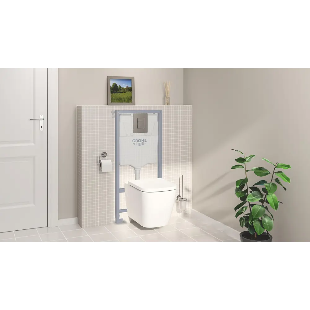 Комплект инсталляция и унитаз Grohe Сет Clova Ceramic 86608495 STLM-2165003 - Вид №1