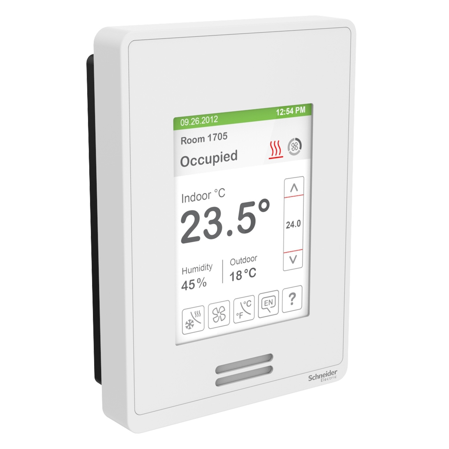 SER8350A5B11 Контроллер фанкойла 220 RH PIR BN бел./бел. Schneider Electric EcoStruxure Building Expert 