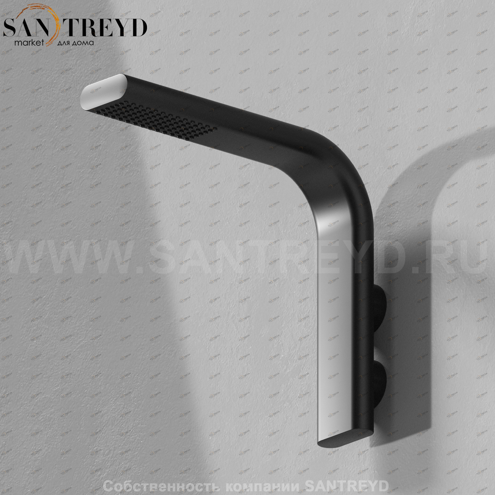 Flaminia NOKE Душевая лейка черная NK3270 Ceramica Flaminia