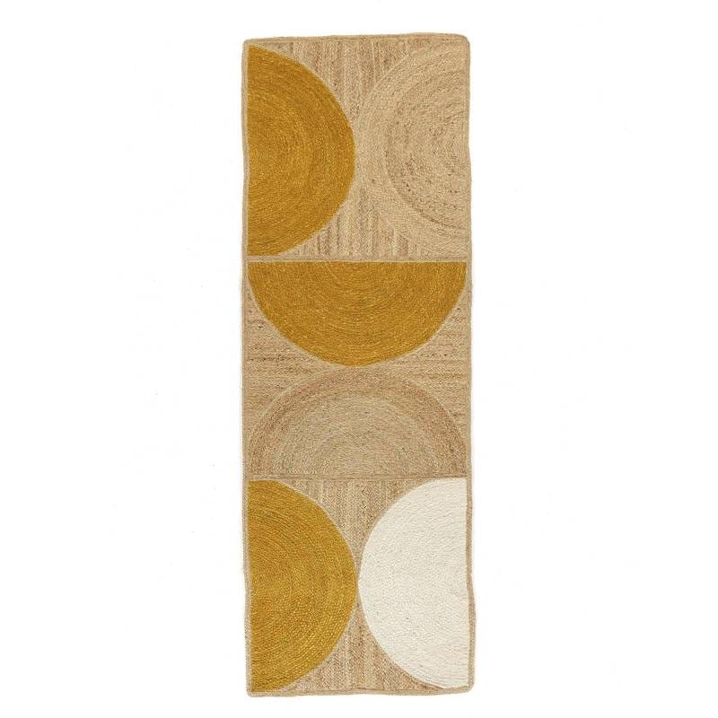 Прямоугольная узорчатая джутовая дорожка Élitis ROCKY ARCH-00026553 - Вид №1