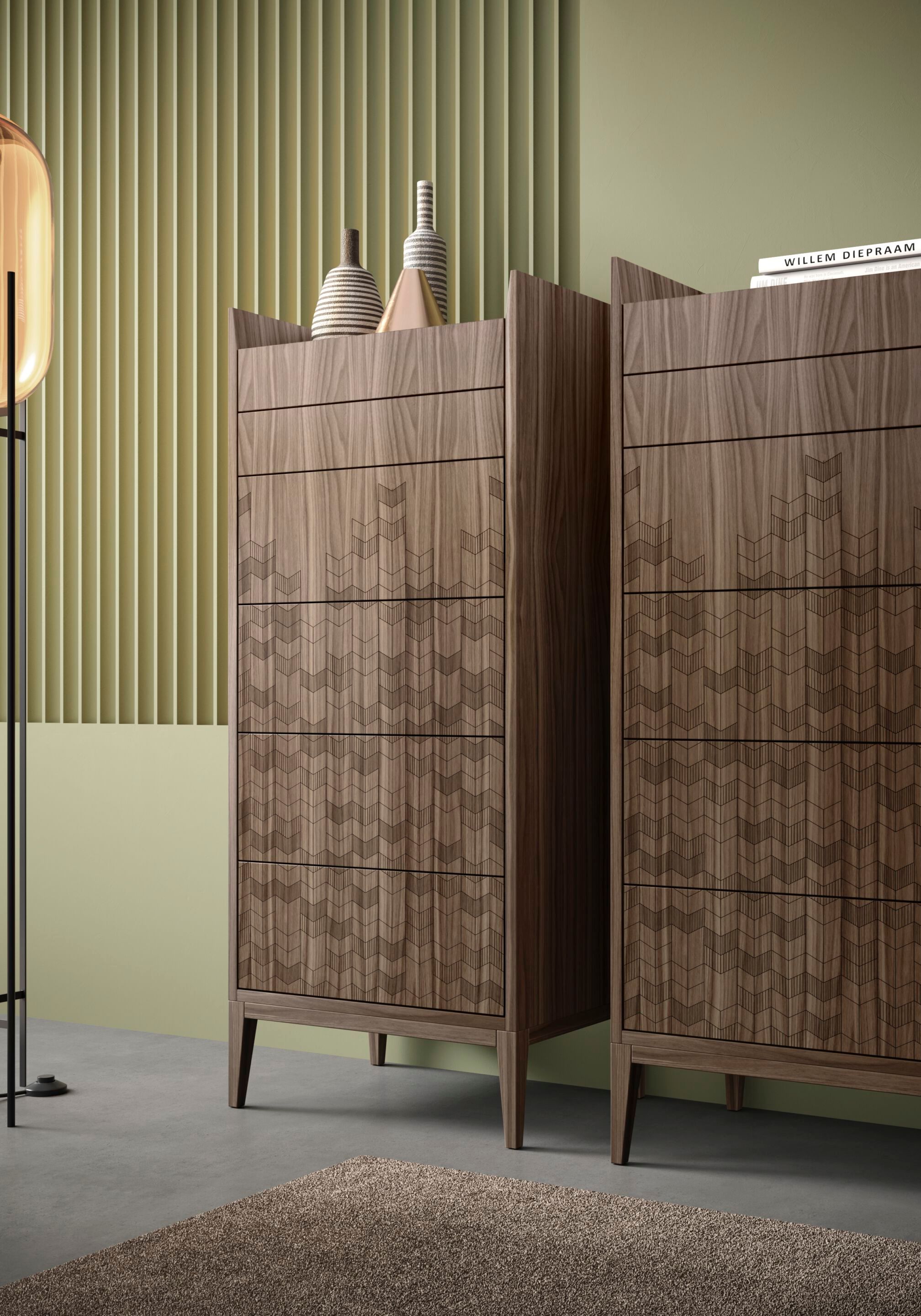 Комод из грецкого ореха Barba design ARCH-00012065 - Вид №1