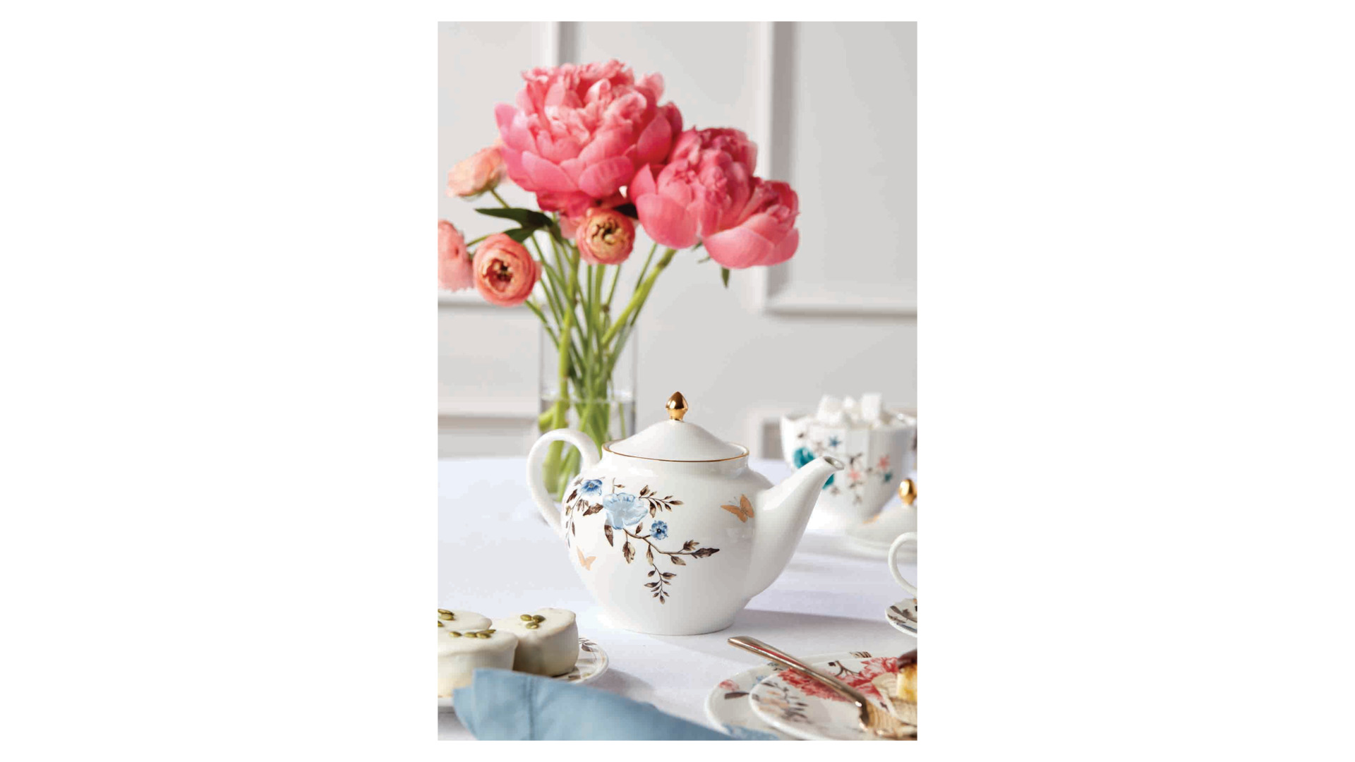 10667327 Lenox Сервиз чайный Lenox "Цветущая лоза" на 4 персоны 15 предметов Фарфор  - Вид №5