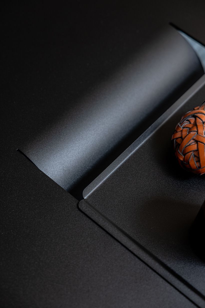 Низкий журнальный столик из листового металла Metallbude CUT ARCH-00111188 - Вид №70