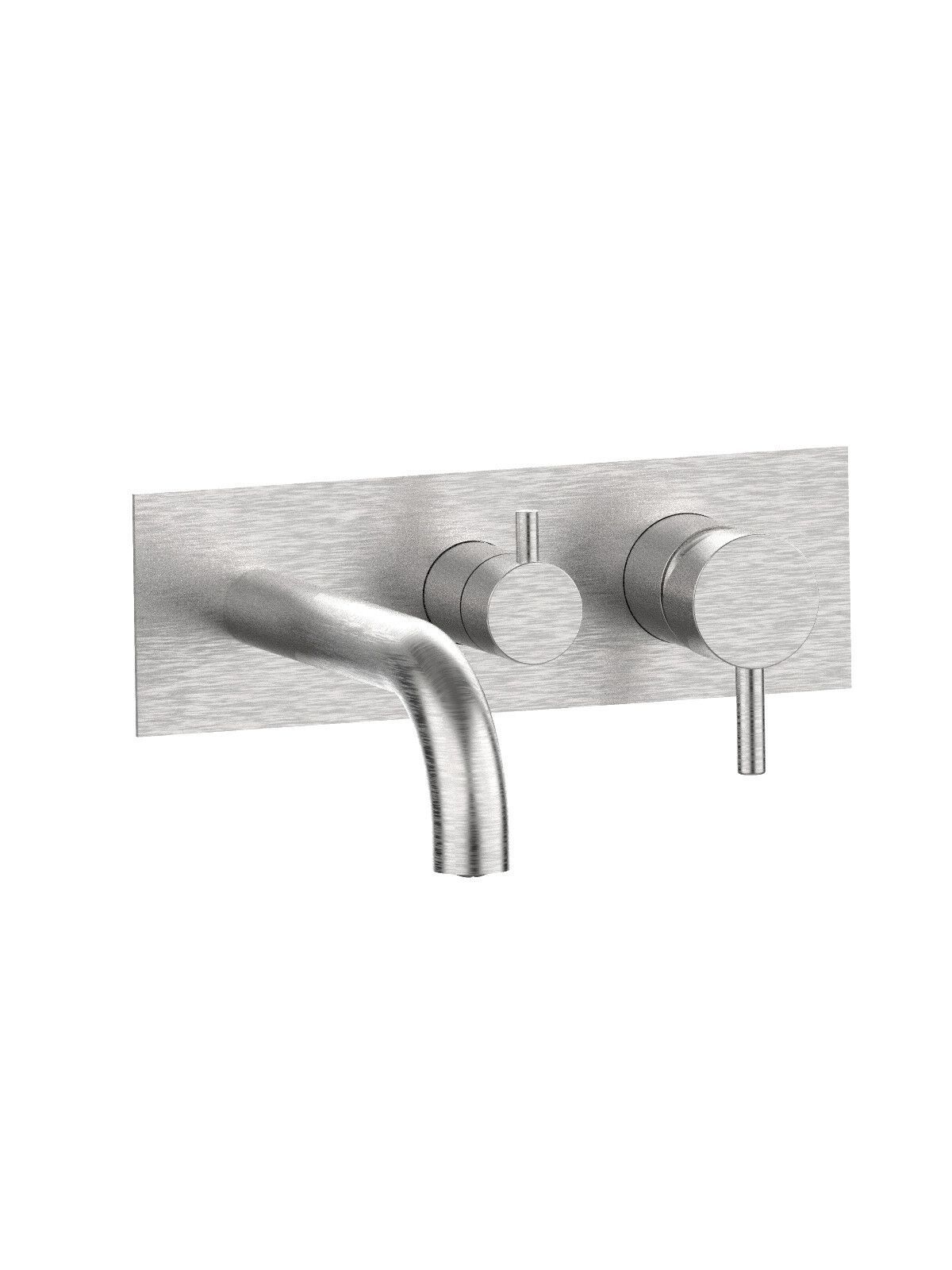 Однорычажный настенный смеситель для ванны с плитой Rubinetterie Frattini отдельная эстетика ARCH-00089970 - Вид №6