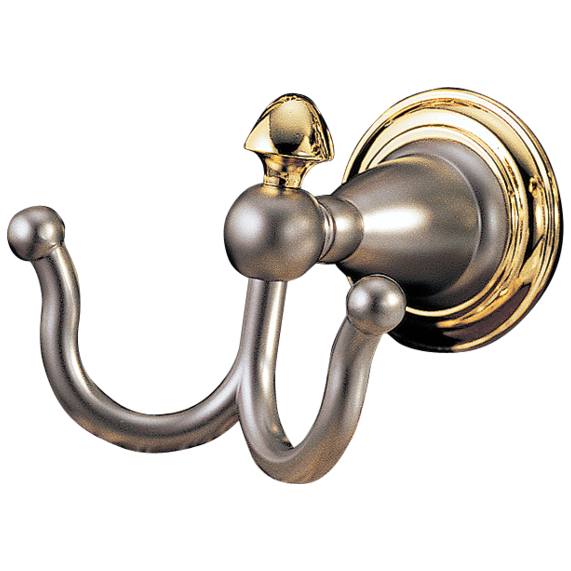 75035-NP Двойной крючок для халатов Delta Faucet Victorian Жемчужный никель и латунь