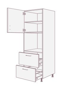 Кухонный шкаф пенал  EPT2B1D