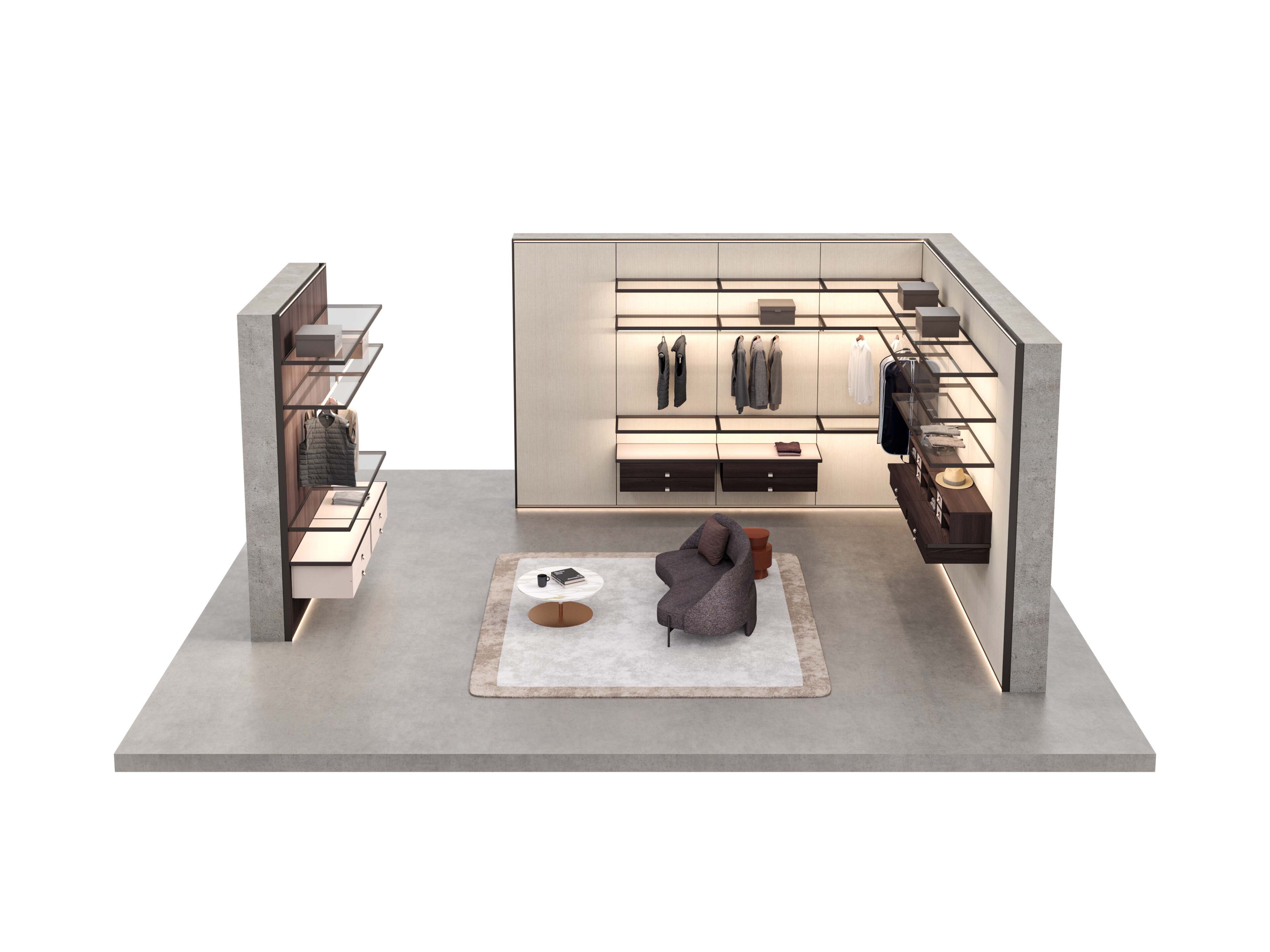 Угловая обшивка на заказ со встроенным освещением MisuraEmme PALO ALTO WALL ARCH-00035477 - Вид №3