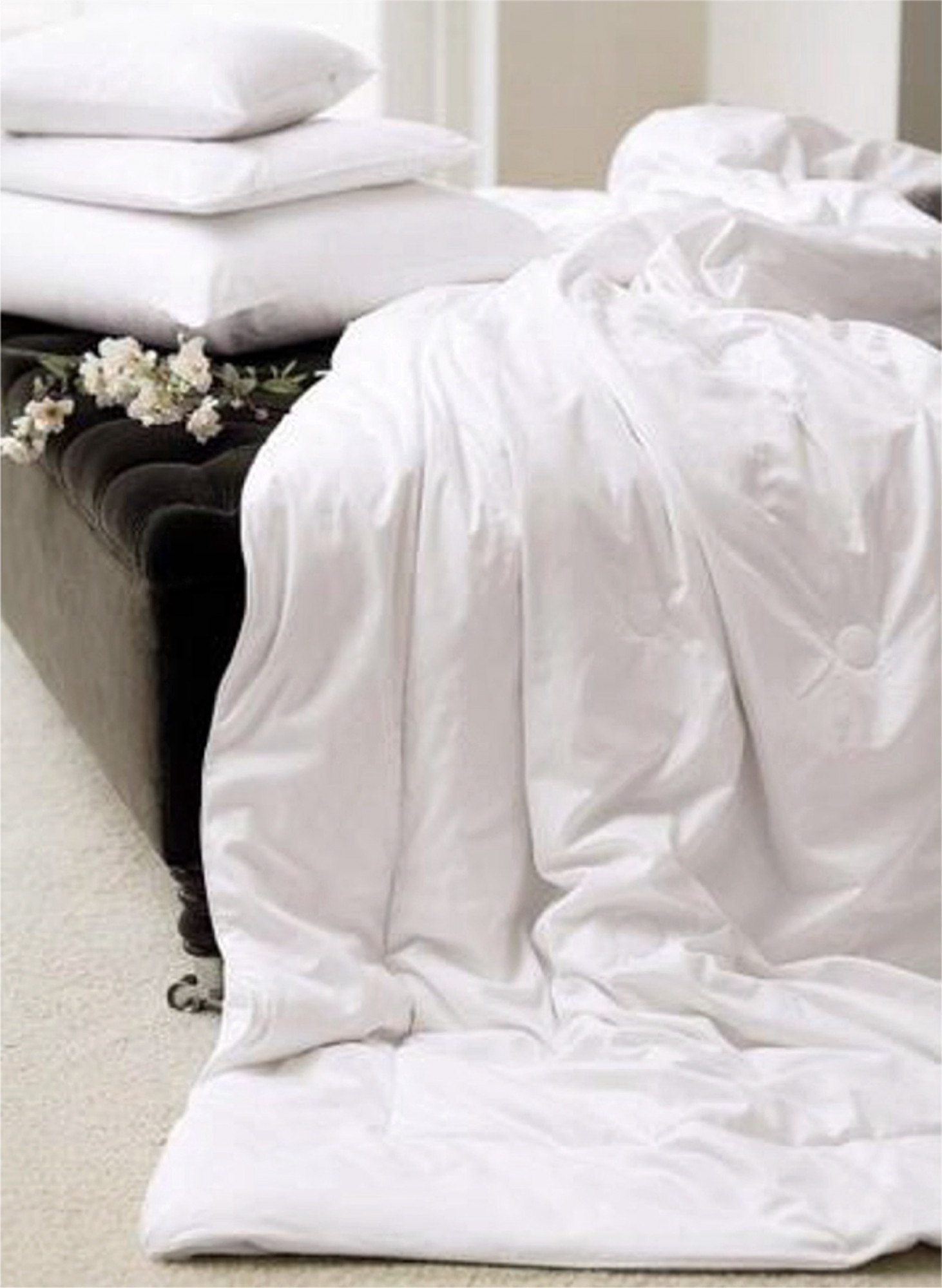 D240_AS одеяло 240/220 всесезонное чехол сатин хлопок начинка 100% шелк 350 гр/м2 GINGERLILY Santreyd 