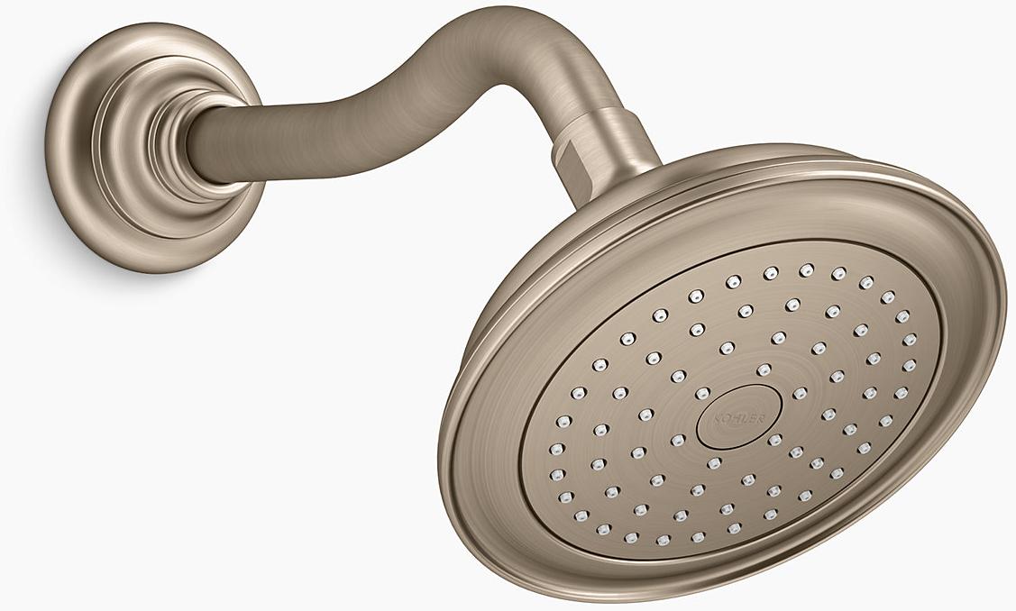 KOHLER Однофункциональная насадка для душа Artifacts 2,5 галлона в минуту с технологией всасывания воздуха Katalyst K-72773-BV 