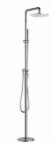Rubinetterie Mariani Душевая стойка напольная с ручным душем с верхним душем Noir A52-cd