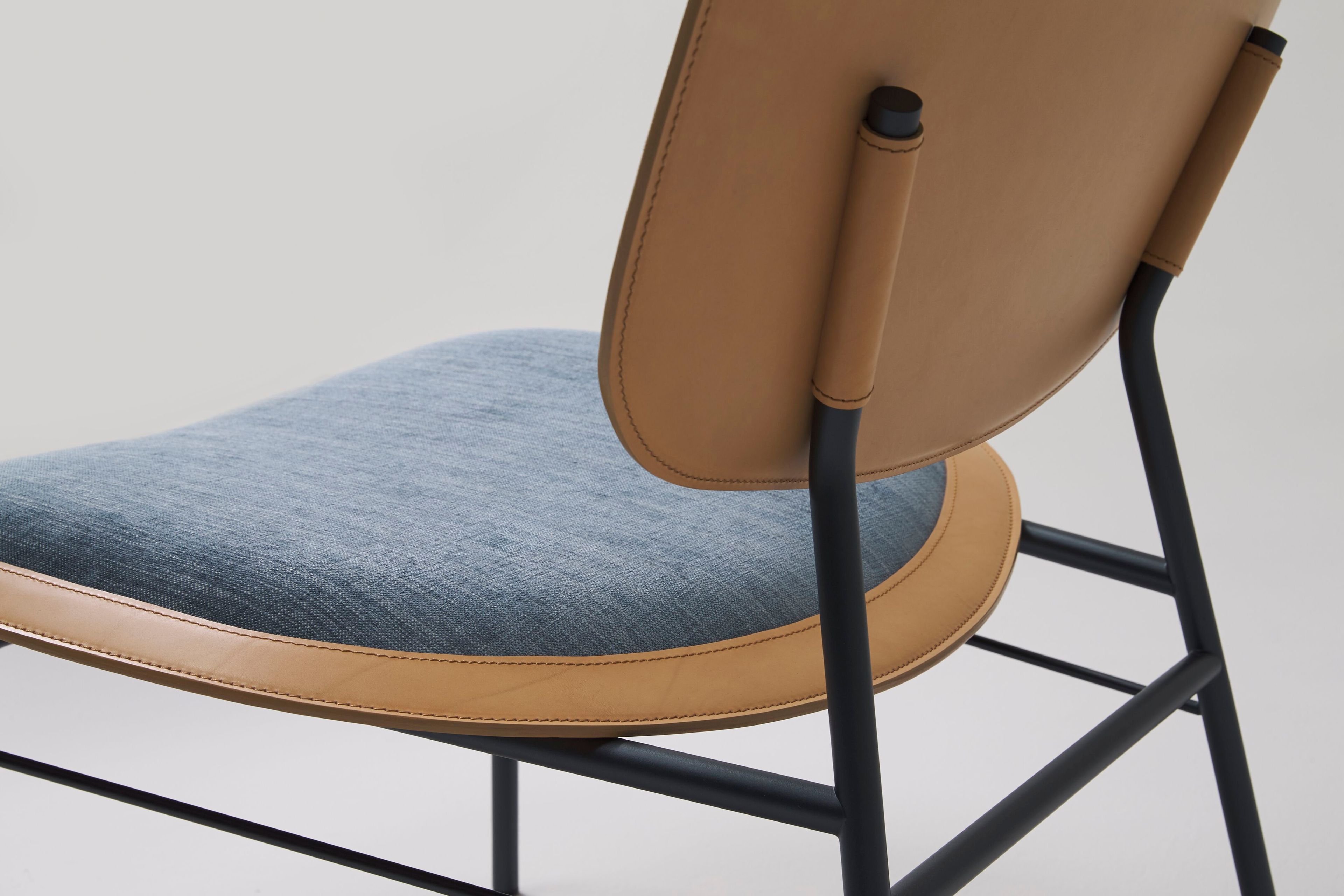 Тканевое кресло с кожаными деталями Casa Covre Винтаж ARCH-00122958 - Вид №6