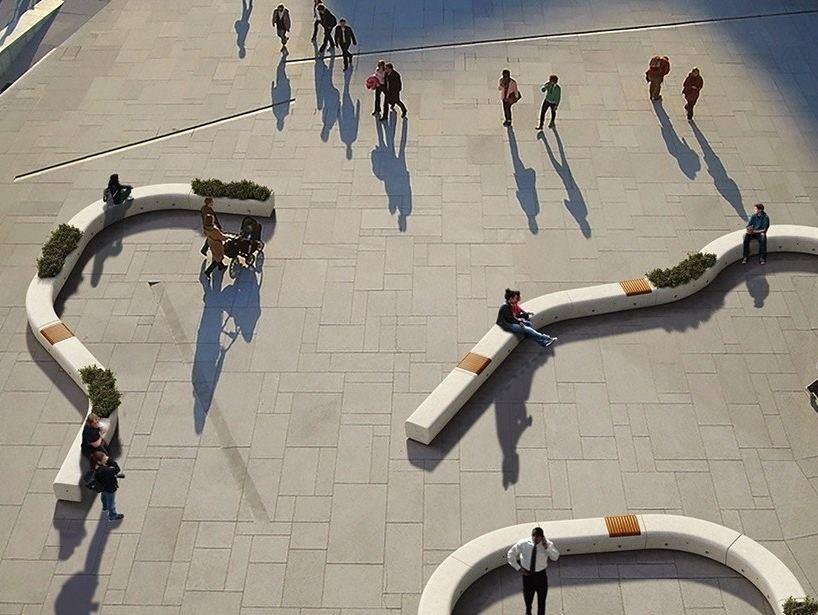 Bellitalia Изогнутая модульная скамья без спинки Onda sun-id-1405196 - Вид №3