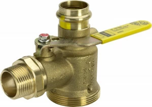 618 216 Модель 2644S Трубопроводные системы  Sanpress Inox G  Краны шаровые для коаксиальных газовых счетчиков