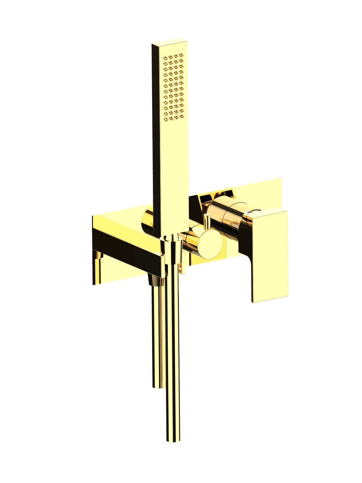 Однорычажный смеситель для душа с 3 отверстиями и ручным душем Rubinetterie Frattini отдельная эстетика ARCH-00076565 - Вид №11