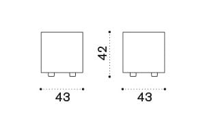 Оттоманка для сада в Ethimo EtWick® ARCH-00142721 - Вид №7