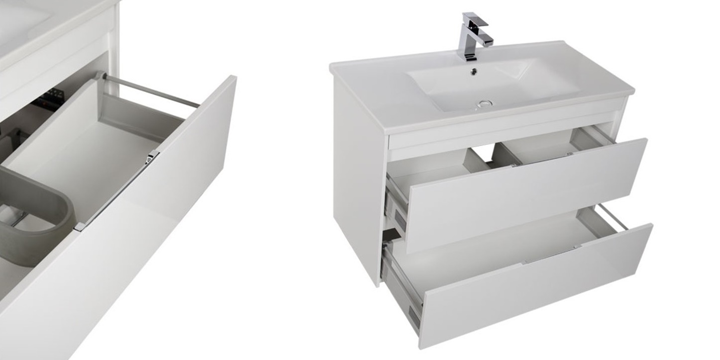 Комплект мебели Aquanet Тулон 100 белый 00183624 - Вид №4