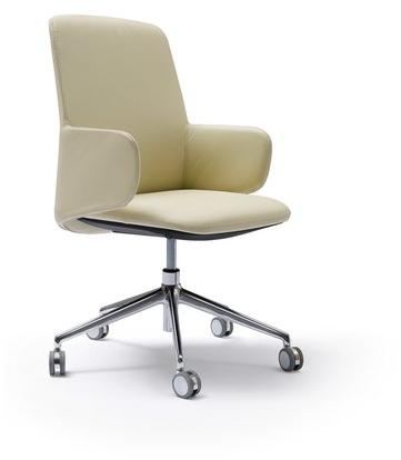 Quinti Sedute Офисное кресло в коже с колесами Deep sun-id-1431396 - Вид №3