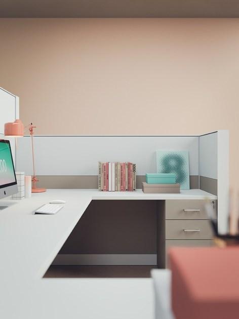 PROF Отдельностоящая модульная офисная перегородка из дерева Openwall sun-id-1512114 - Вид №10