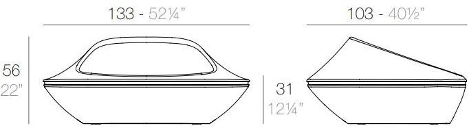 VONDOM Садовое кресло дизайнерское Ufo sun-id-1371230 - Вид №16