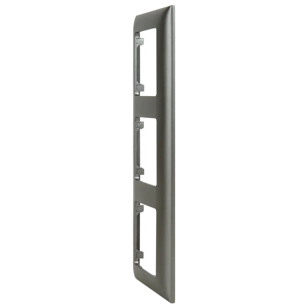LEXMAN LILIAN Classic - Универсальная рамка для розеток 3 поста, цвет Титан 86761645 STLM-1105398 - Вид №2