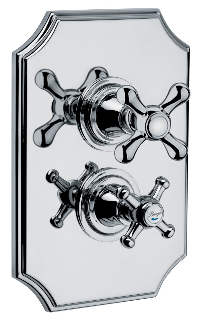 15549/3 Встроенный термостатический смеситель 1/2 ”с переключателем на 3 направления. Bongio Axel