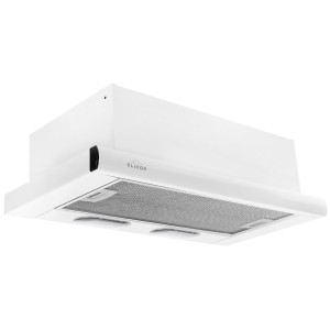 1040565 Вытяжка телескопическая ELIKOR Интегра 60П-400-В2Л белый/белый