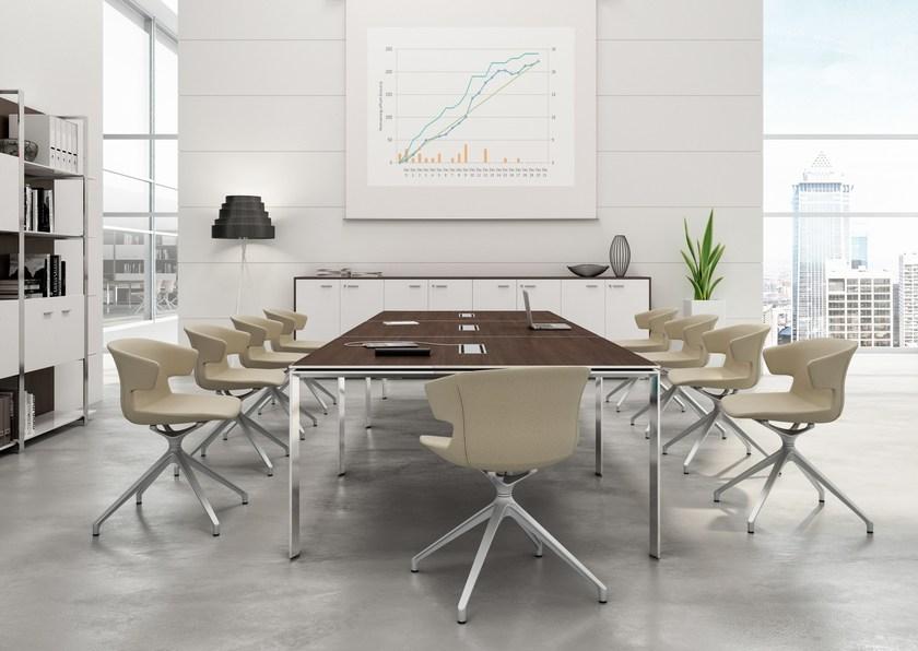 Quadrifoglio Прямоугольный стол для совещаний X7 sun-id-1504870 - Вид №3