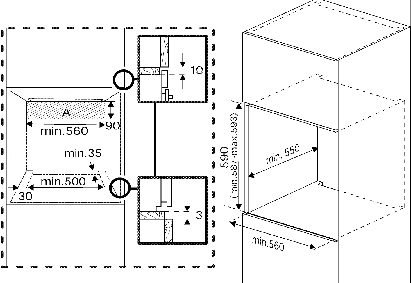 9085530 Электрический духовой шкаф Hotpoint FE8 1231 SMP BLG черный STDN-0116396 - Вид №11