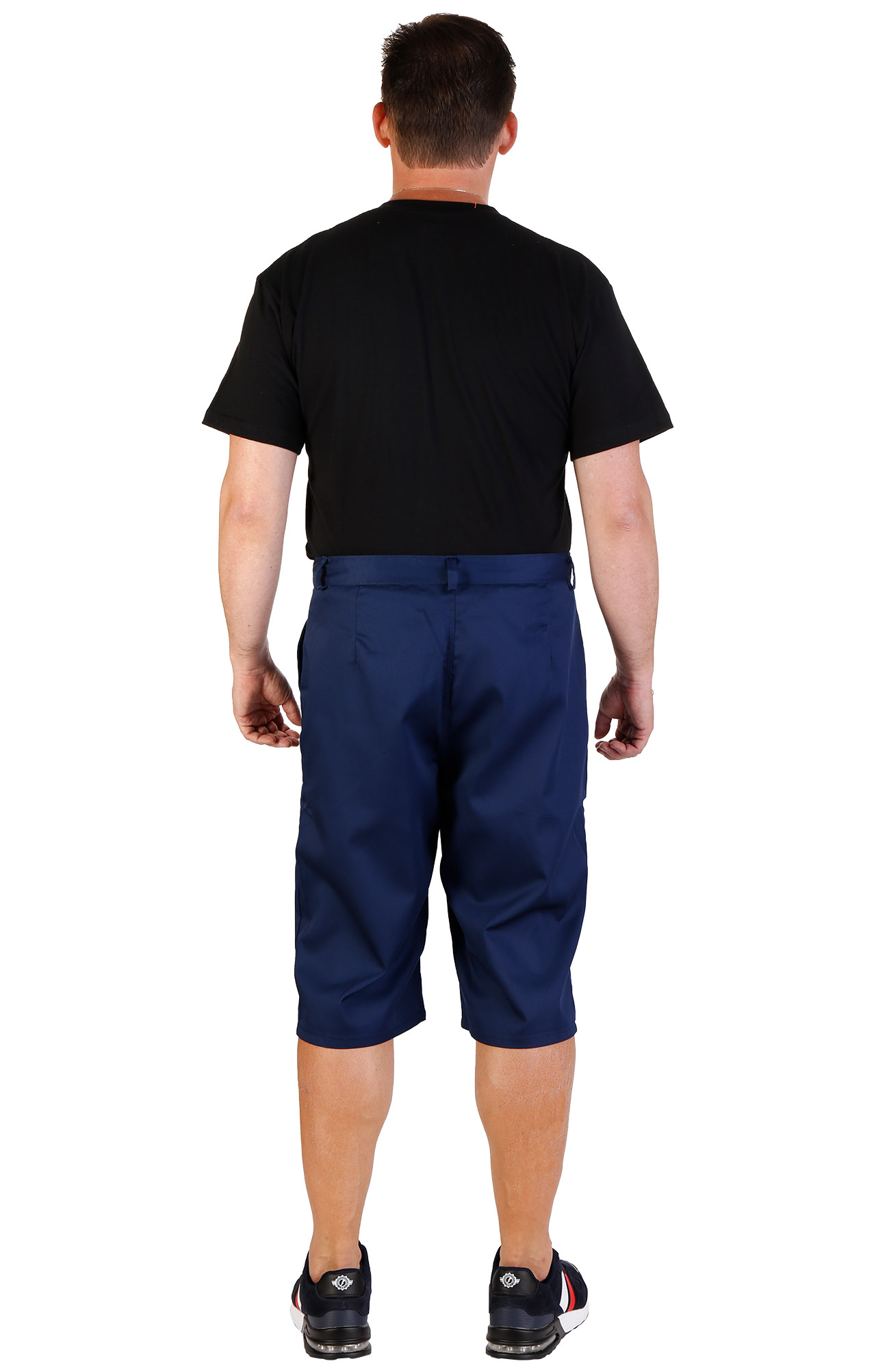 68043 Брюки рабочие укороченные "Труд" темно-синие  Летняя спецодежда  размер 56-58/170-176  - Вид №4