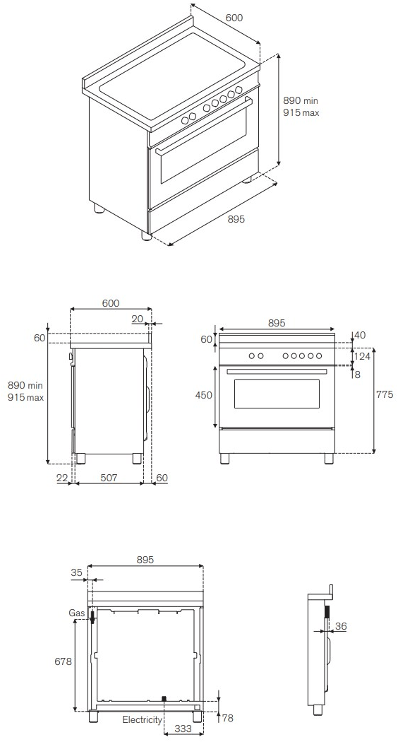Bertazzoni Профессиональная отдельно стоящая кухня из нержавеющей стали Heritage sun-id-1348356 - Вид №1