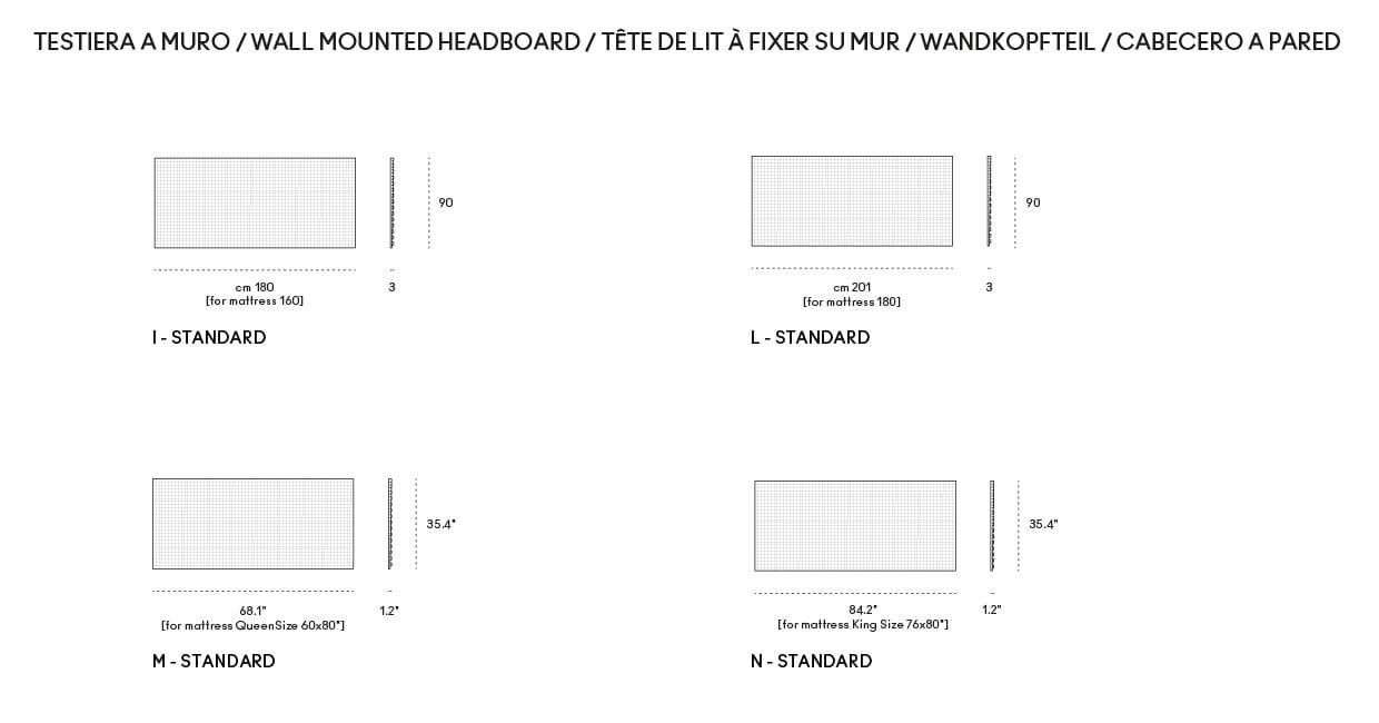 Деревянная двуспальная кровать со стенным изголовьем Casamania & Horm Twine L ARCH-00144389 - Вид №5