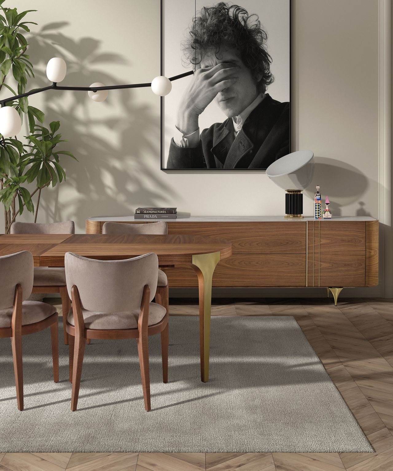 Мебель из дерева и керамогранита с распашными дверями Hurtado Evolution ARCH-00039962 - Вид №11