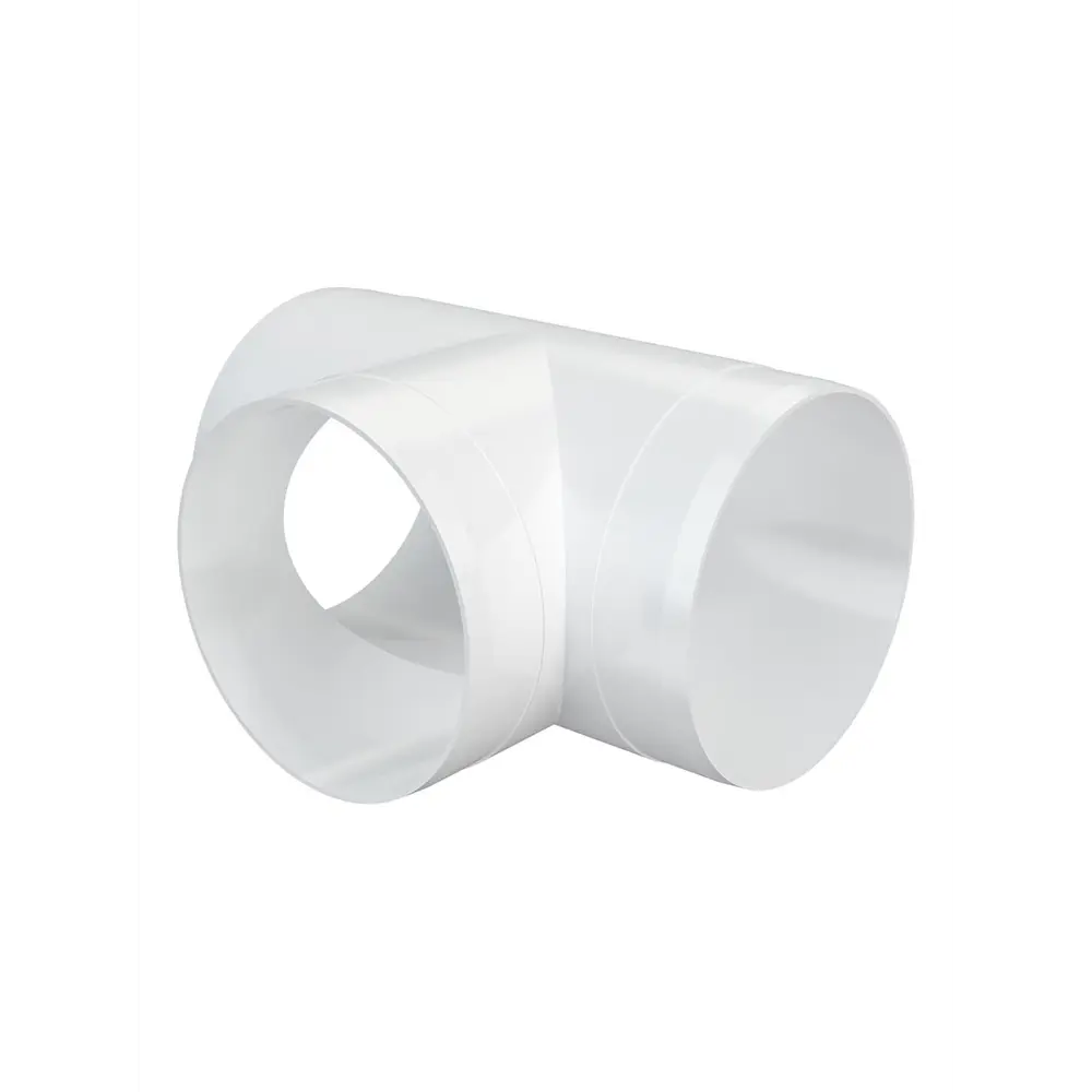Тройник для круглых воздуховодов Fonet D125 мм пластик STLM-2118871 - Вид №1