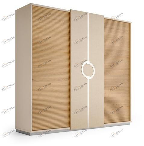 Caroti Шкаф-купе из лакированного дерева в современном стиле с раздвижными дверцами и ящиками Concept Art.3 - plateau