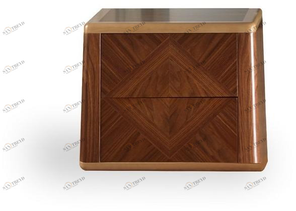 Carpanelli Прямоугольная тумбочка из дерева Desyo Cd26c