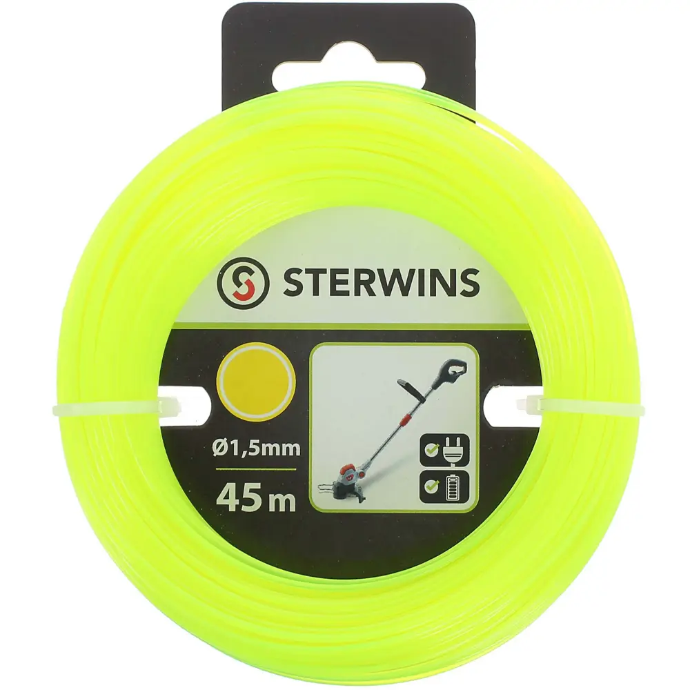 Леска для триммера Sterwins ø1.5 мм 45 м круглая 81946349 STLM-2088522  - Вид №1