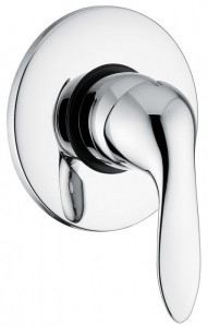 91009CR Внутристенный смеситель Neco, цвет хром
