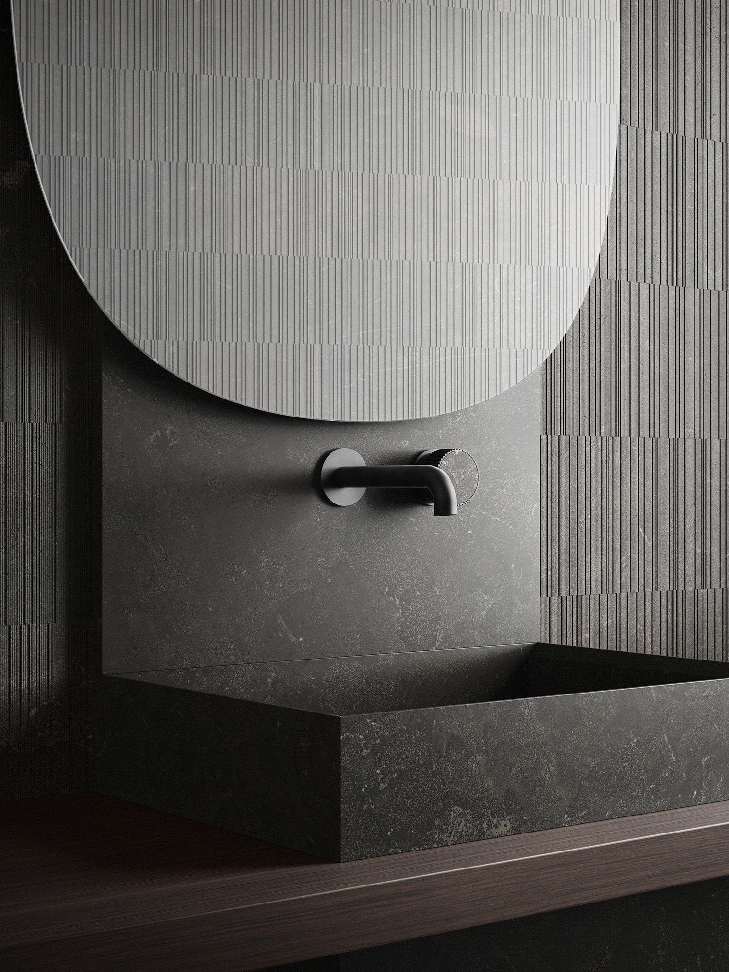 Смеситель для раковины с 2 отверстиями из мрамора Salvatori спагетти ARCH-00017105 - Вид №1