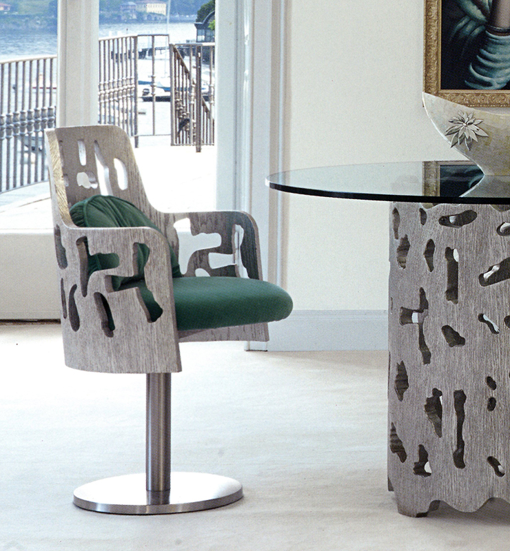 Кресло вращающееся  ZANABONI Arnaldo Sedia girevole METAMORFOSI