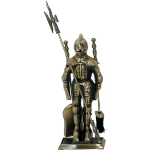 Набор каминный 50010 АВ, 3 предмета, цвет античная бронза