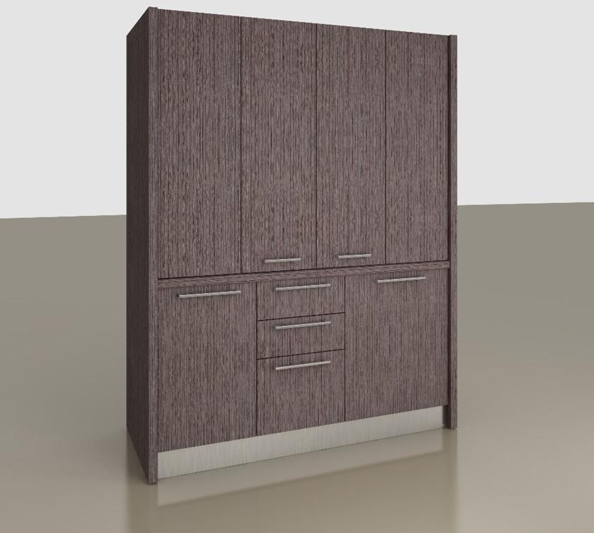 Mobilspazio Выдвижная деревянная мини-кухня Zeus K144 - Вид №6