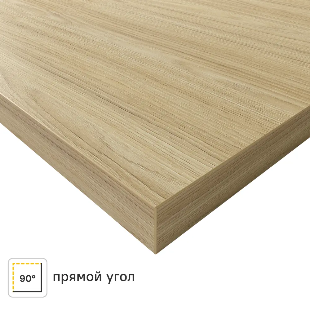 Столешница KONSENSA Ирбит 60x240x3.8 см ДСП цвет коричневый 89452054 STLM-2072244 ДСП Прямой угол