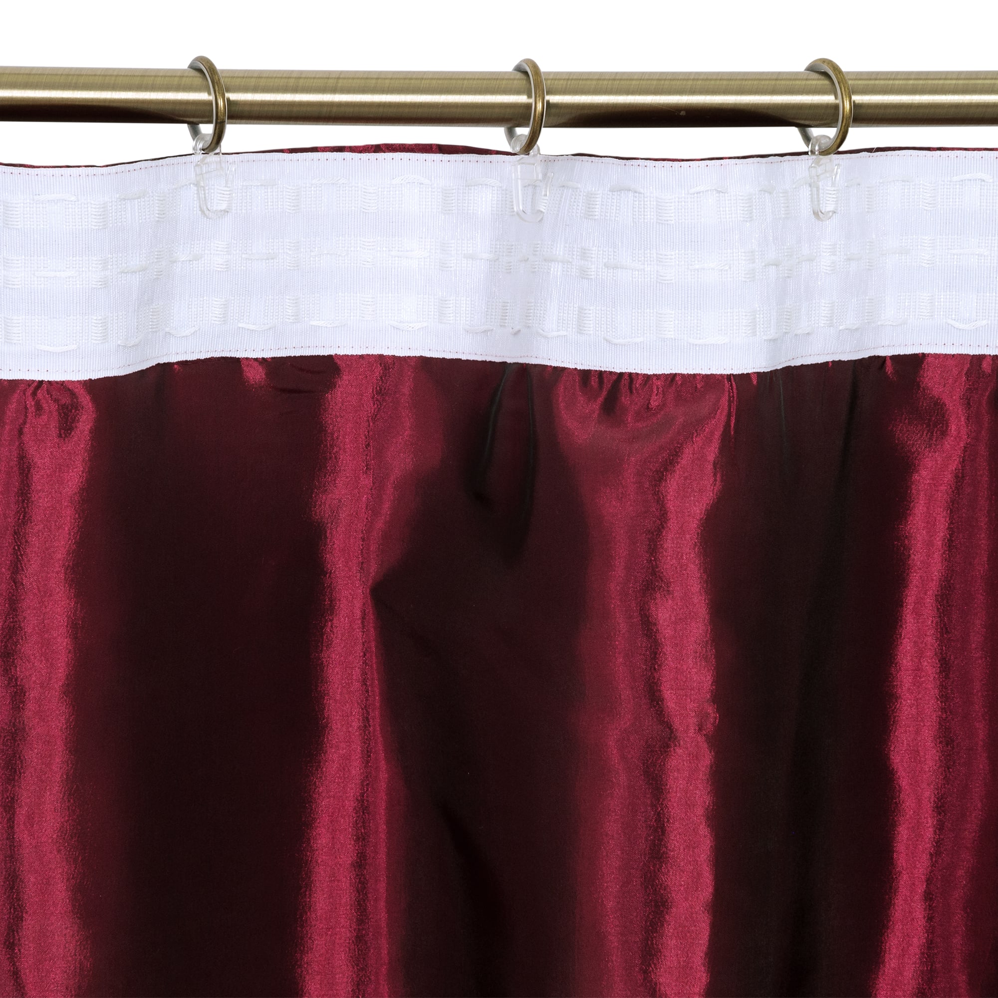 82111944 Штора на ленте «Taffy Cabaret 2», 140х260 см, однотон, цвет красный Santreyd  - Вид №3