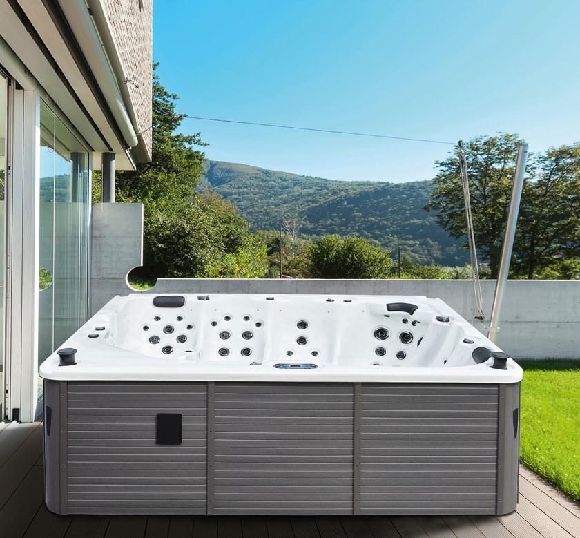 Gruppo Treesse Надземная прямоугольная гидромассажная ванна с гидромассажем Standard spa sun-id-1445812 - Вид №2