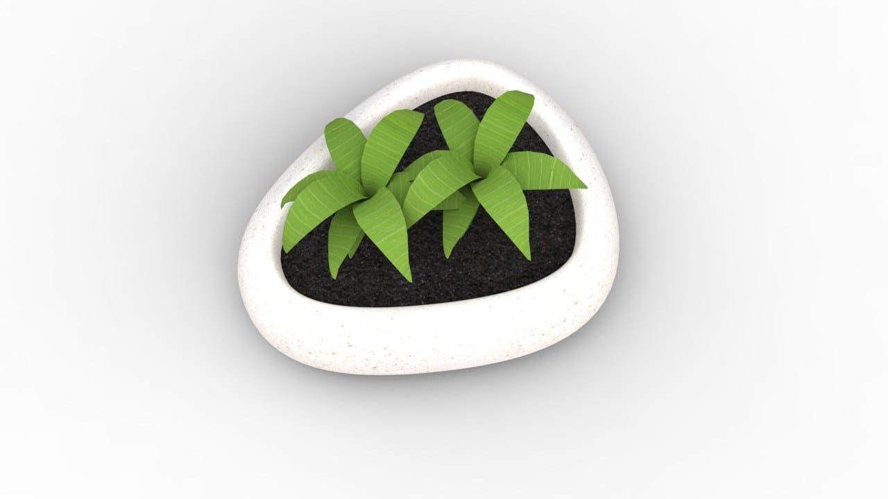 Восстановленный каменный низкий плантатор Viscio Urban Design LEAF ARCH-00022332 - Вид №7