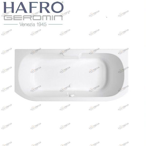 Ванна встраиваемая с гидромассажем DUO 170 см 2DUA1D3W Gruppo Geromin