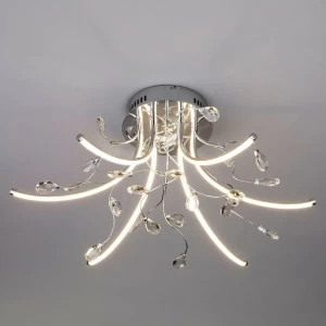 Потолочная светодиодная люстра Eurosvet Sacura 90087/6 хром EUROSVET SACURA 184450 Хром